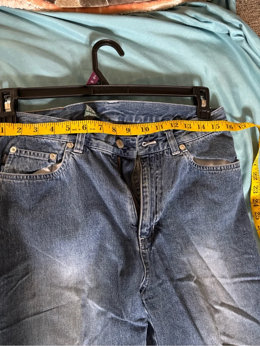 Lauren Ralph Lauren Blue Straight-Leg Jeans